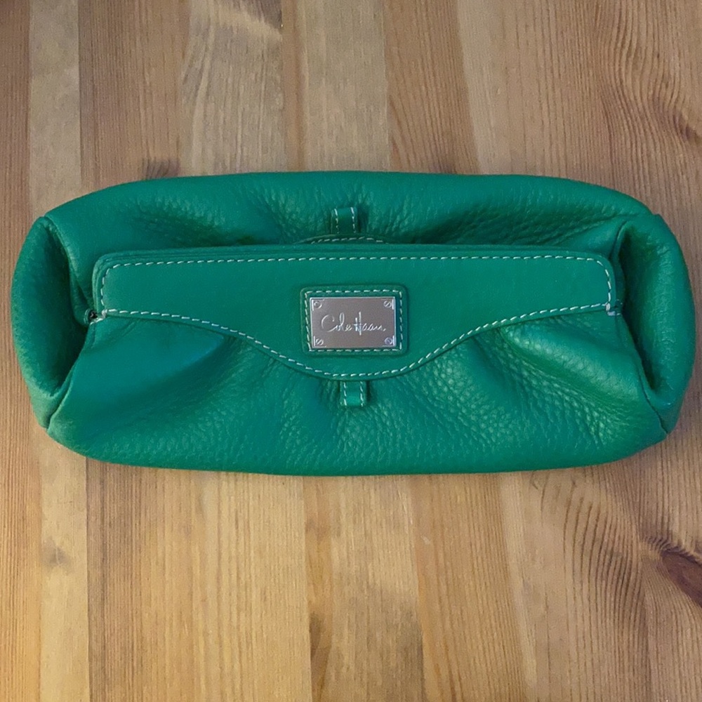 Cole Haan Kelly Green Clutch
